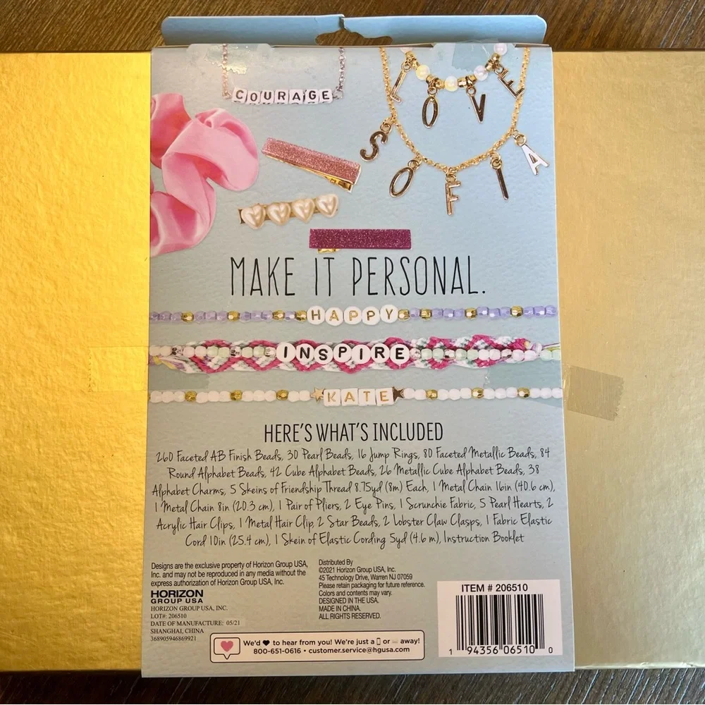 STMT DIY Personalized Accessories Set NIB